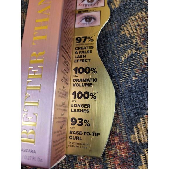 Too Faced Better Than Sex Volumizing & Lengthening Mascara- NIP - Picture 3 of 7